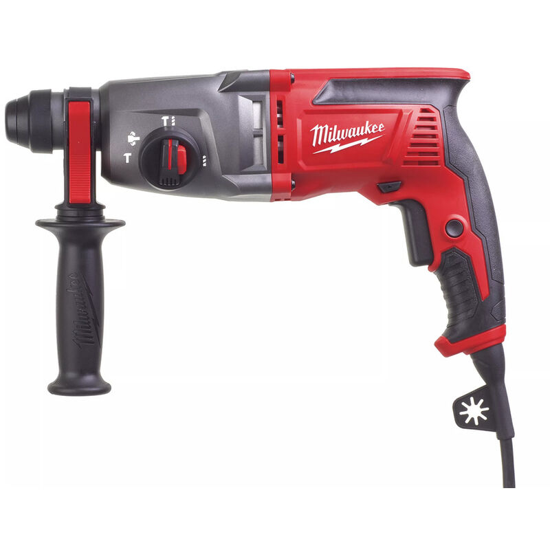 

Milwaukee - Martillo combinado de 800W, 26mm, SDS-Plus, FIXTEC™, 2,4J de energía de impacto, 0-4500bpm, 0-1500rpm. Se suministra en kitbox