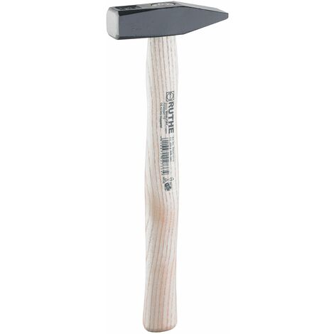 Martillo de cerrajero DIN 1041 con mango de madera de fresno, 300g Ruthe 3003010119