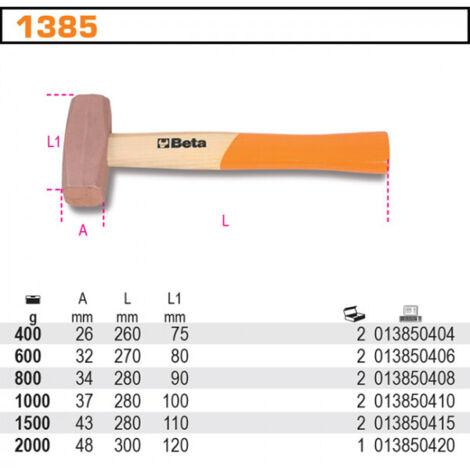 MARTILLO DE COBRE 400G - BE 1385/400