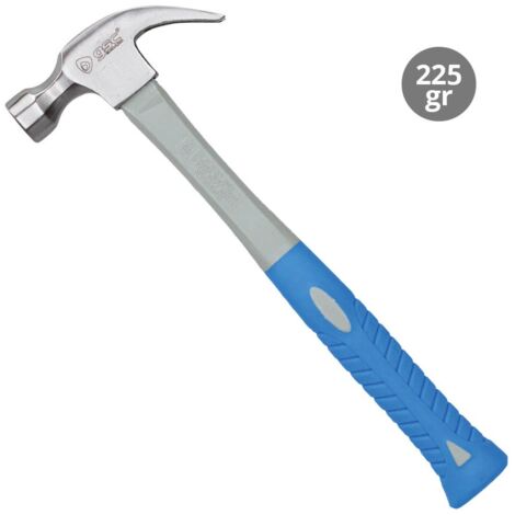 Martillo de encofrador con mango de fibra de vidrio 230gr