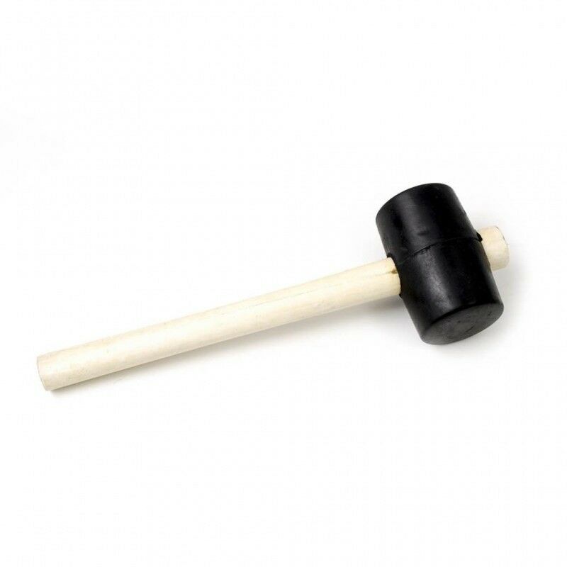 

Martillo de goma 65mm 450gr Handle de madera montado