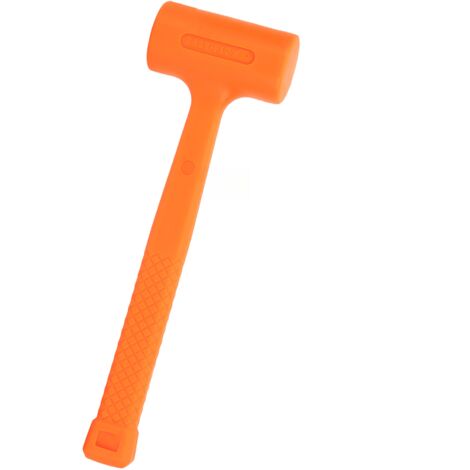 Martillo de inercia suave de 0,5 lb  Cabeza de goma PVC  Sin rebote  Para trabajos de carrocería, colocación de azulejos y montaje de muebles  Impacto potente sin dejar marcas