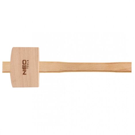 Martillo de madera neo 25-076 mango ergonómico resistente humedad