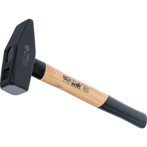 Martillo de mecánico  mango de nogal  DIN 1041  1500 g