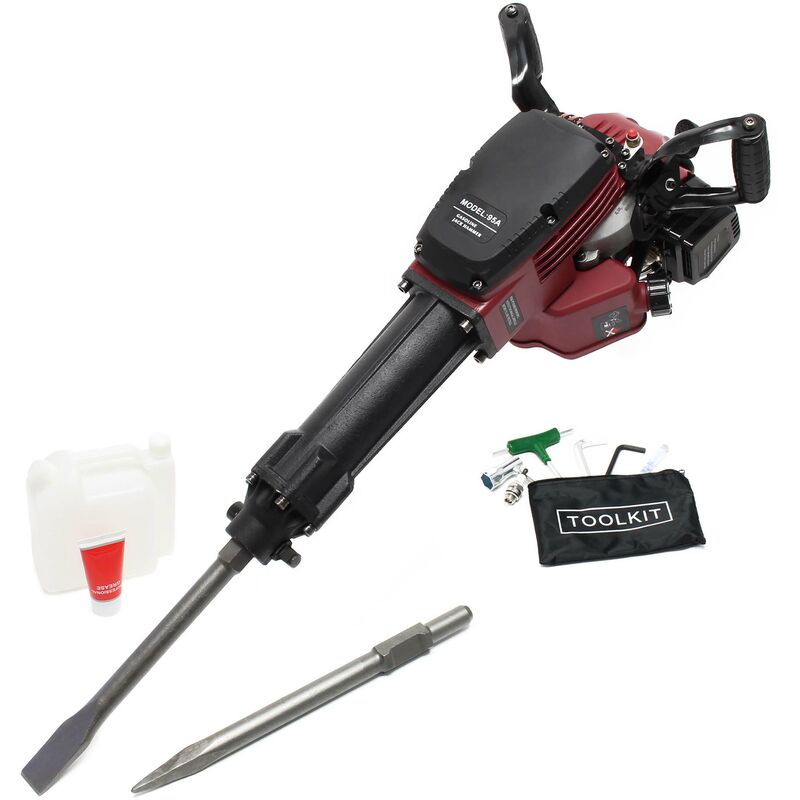 

Wiltec - Martillo demoledor perforador 2.5CV Potencia de impacto 55J Velocidad 1500 impactos/min 2 Cinceles