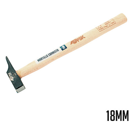 MARTILLO PEÑA CON MANGO MADERA 18MM
