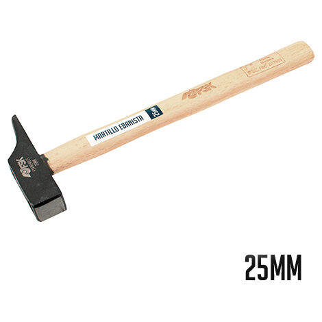 MARTILLO PEÑA CON MANGO MADERA 25MM