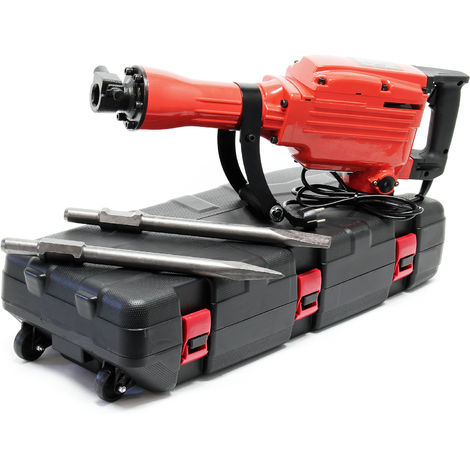 Martillo perforador demolición 1600W Taladro demolición Set martillo impacto Accesorios Herramientas