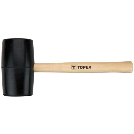 Martillo topex 02A347 900g cabeza goma mango madera