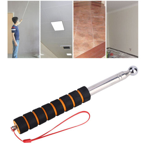 Martillo vacío amortiguador con mango de esponja, herramienta portátil de inspección de azulejos de 130 cm.