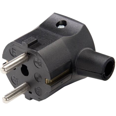 Martin Kaiser 577/sw Fiche coudée à contact de protection Polyamide 6 250 V noir IP20 A743493