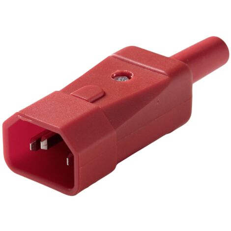 Martin Kaiser 749/rt Connectique pour appareils réfrigérants mâle, droit 10 A rouge 1 pc(s) Q814493