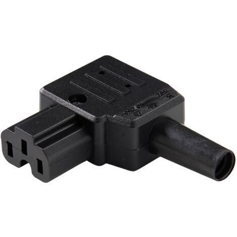Martin Kaiser 892/sw Connectique pour appareils chauffants mâle, coudé 10 A noir 1 pc(s) Q814463