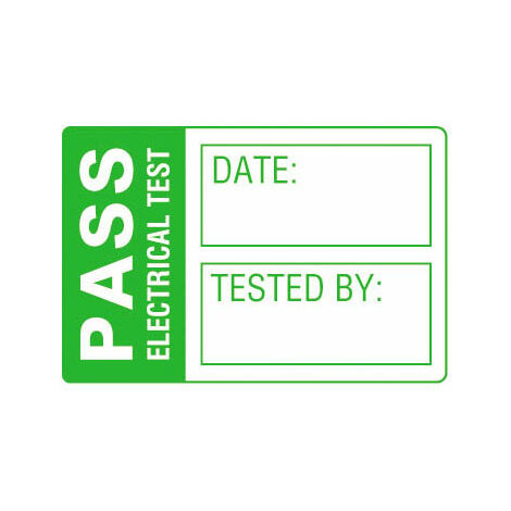 Martindale LAB1 Small PASS PAT Test Labels - Roll Of 500