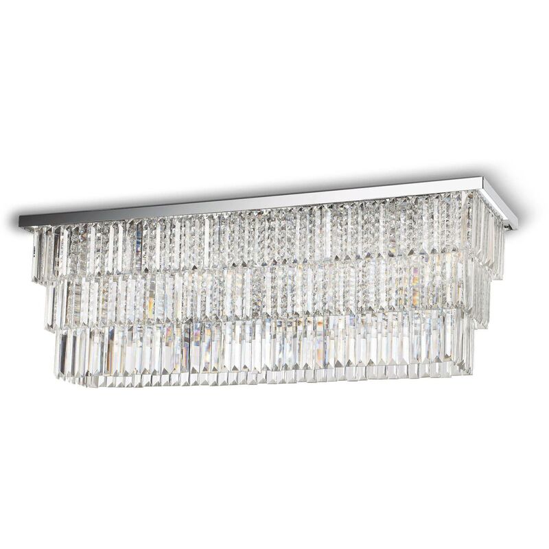 Ideal Lux Martinez - 8 Light Ceiling Light Chrome