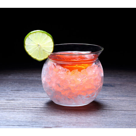 Martini-Cocktailgläser mit rundem Boden, 260 ml, für Partys und Empfänge