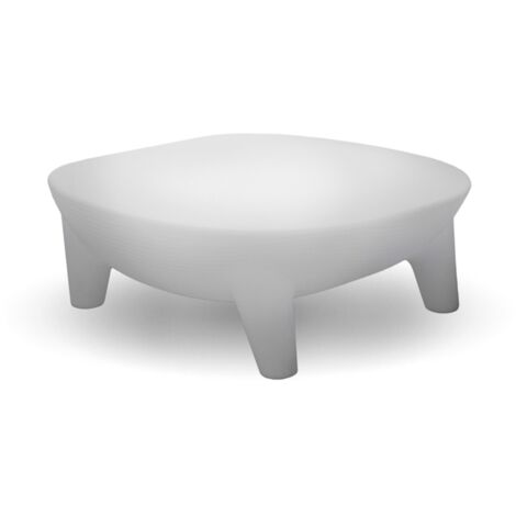 MARTINICA 35 cm hoher Couchtisch mit Licht und Solar- oder Batterieladung für den Innen- und Außengebrauch. RGB-Licht