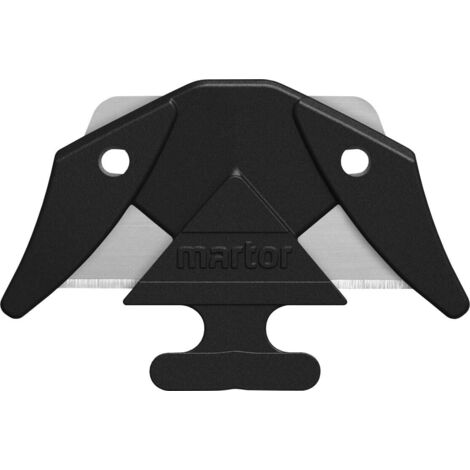 MARTOR 10 x LAMA SECUMAX, lame di ricambio per cutter, coltelli di sicurezza, 25,8 mm, affilate, riutilizzabili su 2 lati, NR. 3550