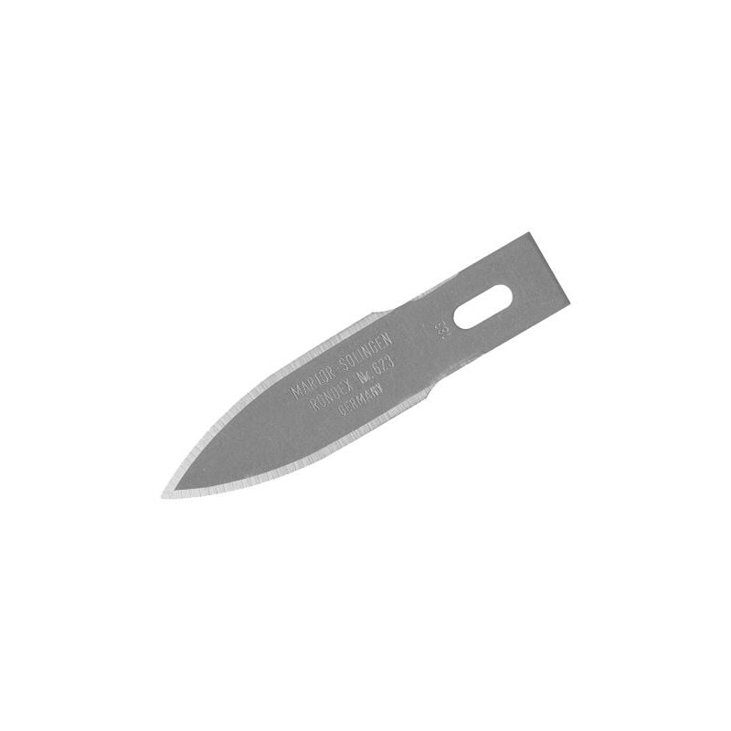 Martor - 623.50 lame convexe ''n° 623'', argent, set de 10 pièces