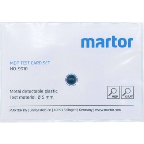 MARTOR 9910.09 Jeu de cartes de contrôle MDP 9910 1 pc(s) V538623