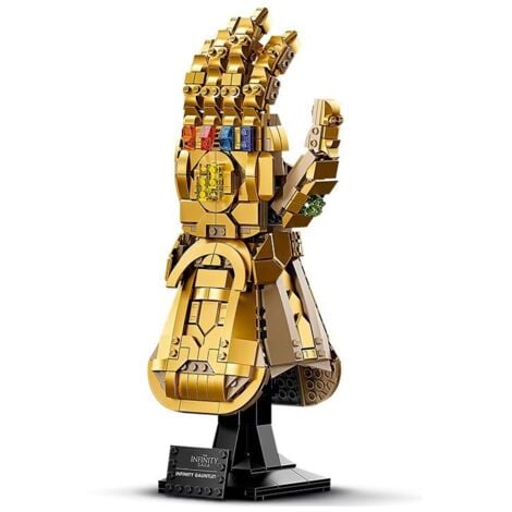 Marvel Infinity Gauntlet Collectible Kit 76191 Model of Thanos' glove for the right hand with infinity stones