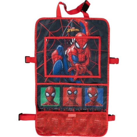Marvel Spiderman Proteggisedile Portaoggetti Tablet Organizer, Rosso