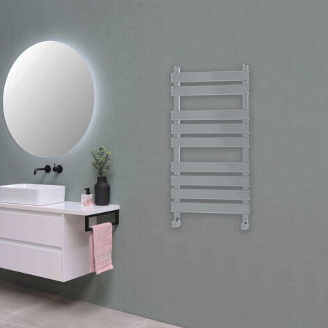 Marvella Flat Panel Towel Rail - Chrome - 950 x 500mm