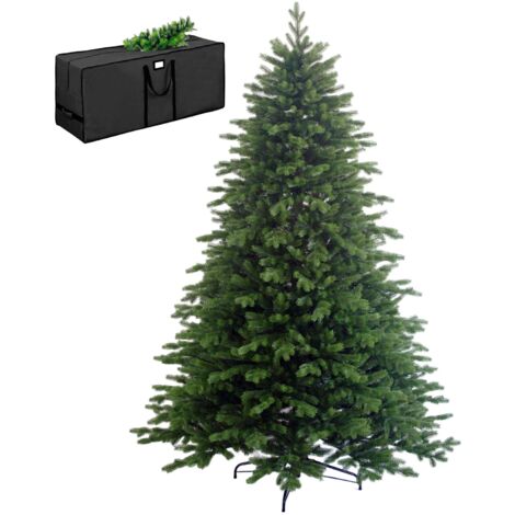 Marvin Albero di Natale Effetto Realistico Richiudibile, Apertura Ramo Facile da Montare, Decorazioni Natalizie, Folto Verde Ignifugo, con Borsone MONTREAL VERDE 180cm