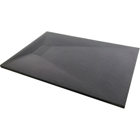MARWELL Duschwanne "Duschtasse Schiefer Anthrazit" - 120x90cm - Duschtasse in anthrazit