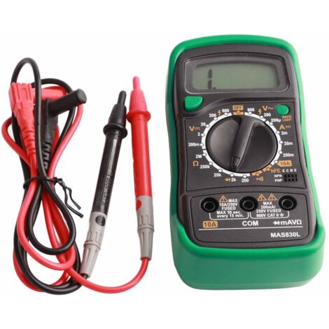 MAS830L Hochpräzises tragbares digitales Multimeter Voltmeter Amperemeter Elektriker