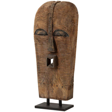 Mascara Africana Madera Natural 43X24X103 Cm
