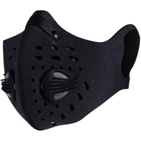 Máscara de Polvo de Carbono Activado máscara de contaminación Anti -Polen máscaras de la mascarilla de Escape de Gases de Gas de Escape filtrado PM2.5 Máscara para Correr el