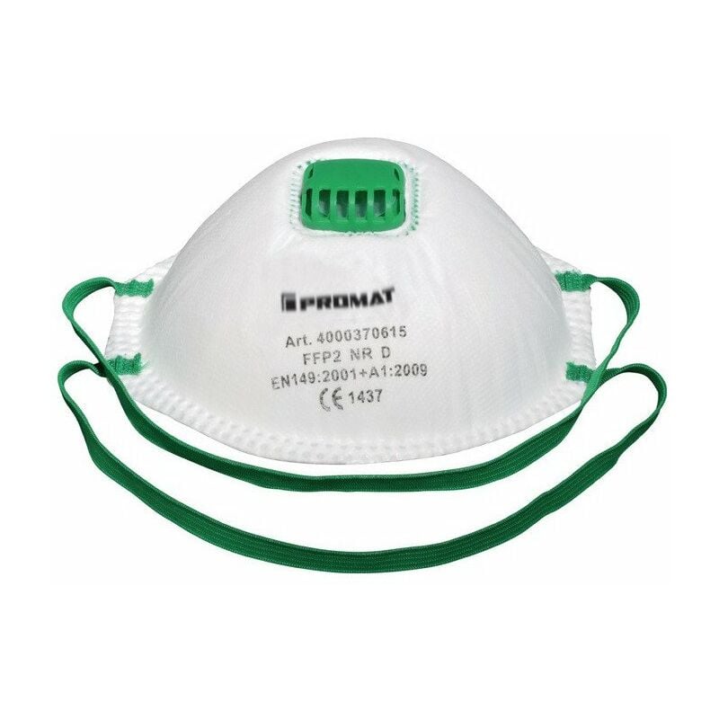 

Máscara de protección respiratoria Sky EN 149: 2001 + A1: 2009 FFP2 NR D PROMAT