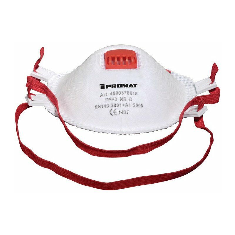 

Máscara de respiración Sky FFP3 / V NR D con válvula de exhalación PROMAT