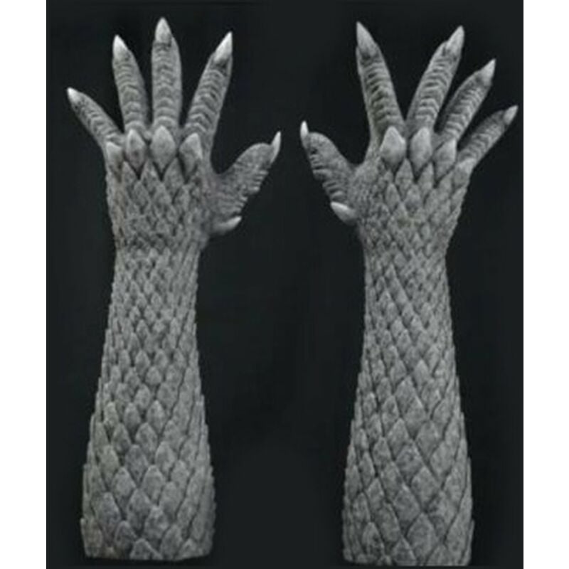 

Mascara de rey de la noche de pelo largo, sombrero, mascara de terror de Halloween, mueca de latex, juego derecho, mascara de rey de la noche,