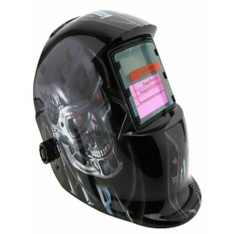 Máscara de Soldadura y Gafas Casco de Soldadura Automática - Máscara de Soldadura con 2 Lentes y 2 Sensores de Filtro de Sombra Ajustables DIN9-13 para Soldadura MIG TIG MAG ARC [Clase de eficiencia e