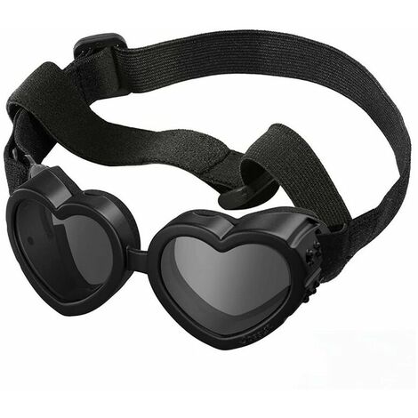 Máscara de soldadura y gafas Gafas para mascotas Protección para los ojos Accesorios para mascotas a prueba de viento Plegable Negro