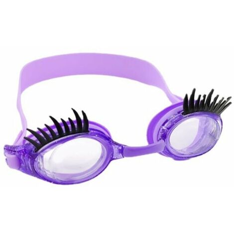 Máscara de soldadura y gafas HD antiniebla impermeables gafas de natación lindas gafas de natación de dibujos animados gafas de natación púrpura