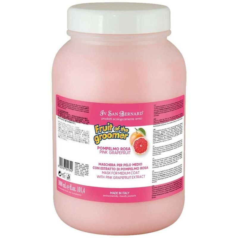 

Mascara para perros | Fruit of the groomer Pek mascara Intense | Mascara pomelo rosa 3 litros