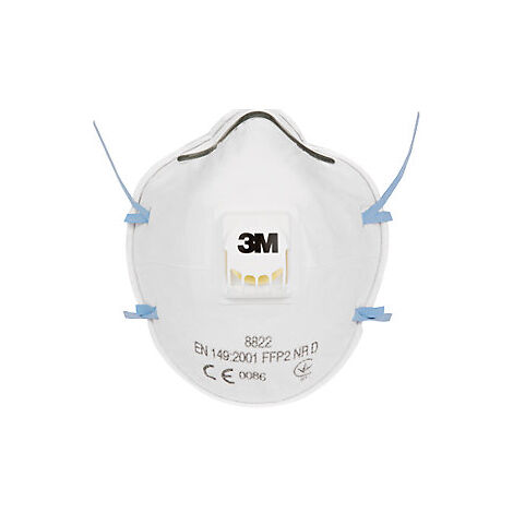 Mascarilla de protección respiratoria 8822 FFP2 NR D con válvula