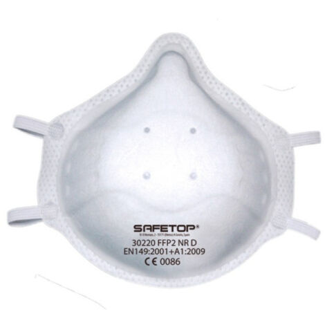 Mascarilla desechable reformada de polipropileno SAFETOP FFP2 NR