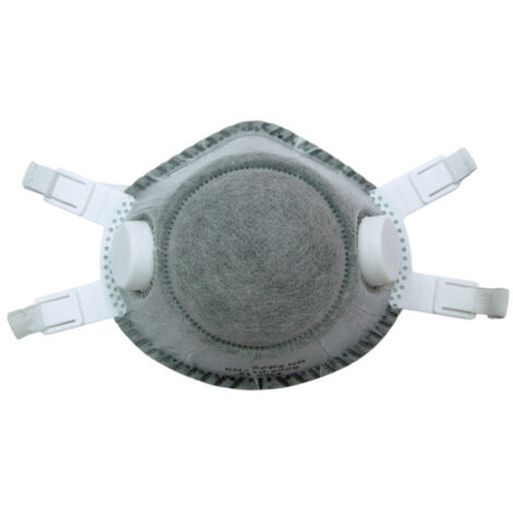 Mascarilla desechables FFP2 NR SAFETOP con dos válvulas y carbon activo