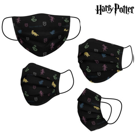 Mascarilla Higiénica de Tela Reutilizable Harry Potter (1 unidad)
