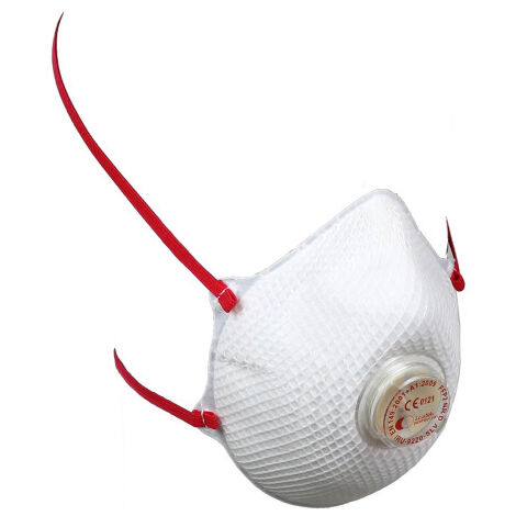 Mascarilla IRUDEK IRU 9220-SLV moldeada con rejilla FFP2 con válvula