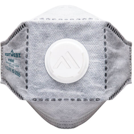 Mascarilla plegable con capa de carbono, válvula EAGLE FFP3 (10 uds) P392