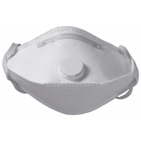 Mascarilla plegable horizontal con válvula metal free FFP3 NR D SAFETOP