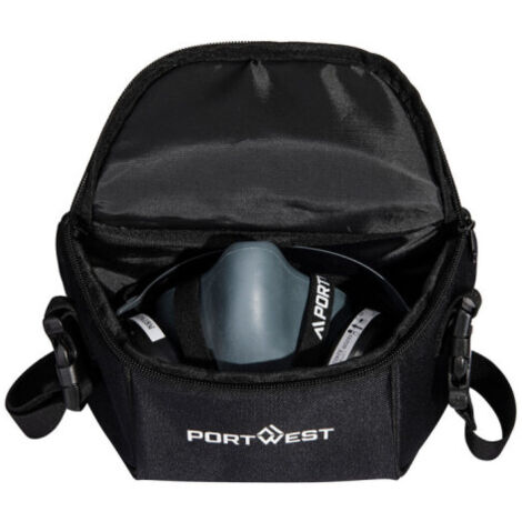 Mascarilla reutilizable de media cara con estuche de transporte PORTWEST B940