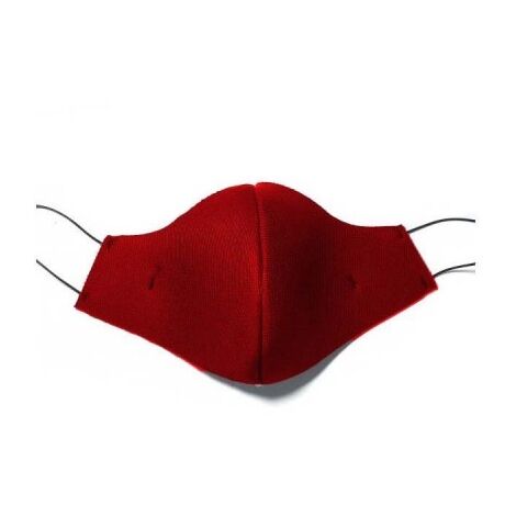 MASCARILLA REUTILIZABLE TEXTIL ROJO - JS CORP.