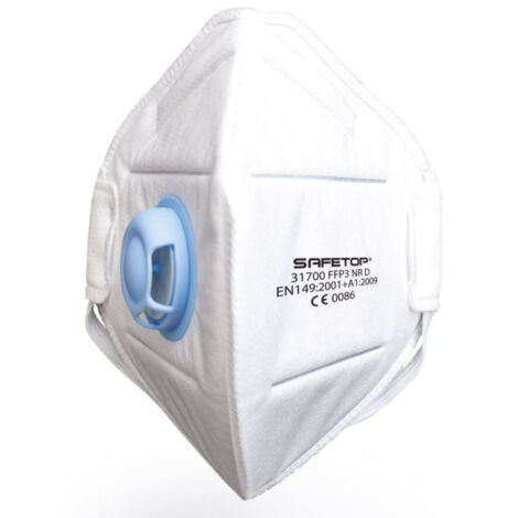 MASCARILLA SAFETOP CELULOSA FFP3 CON VALVULA