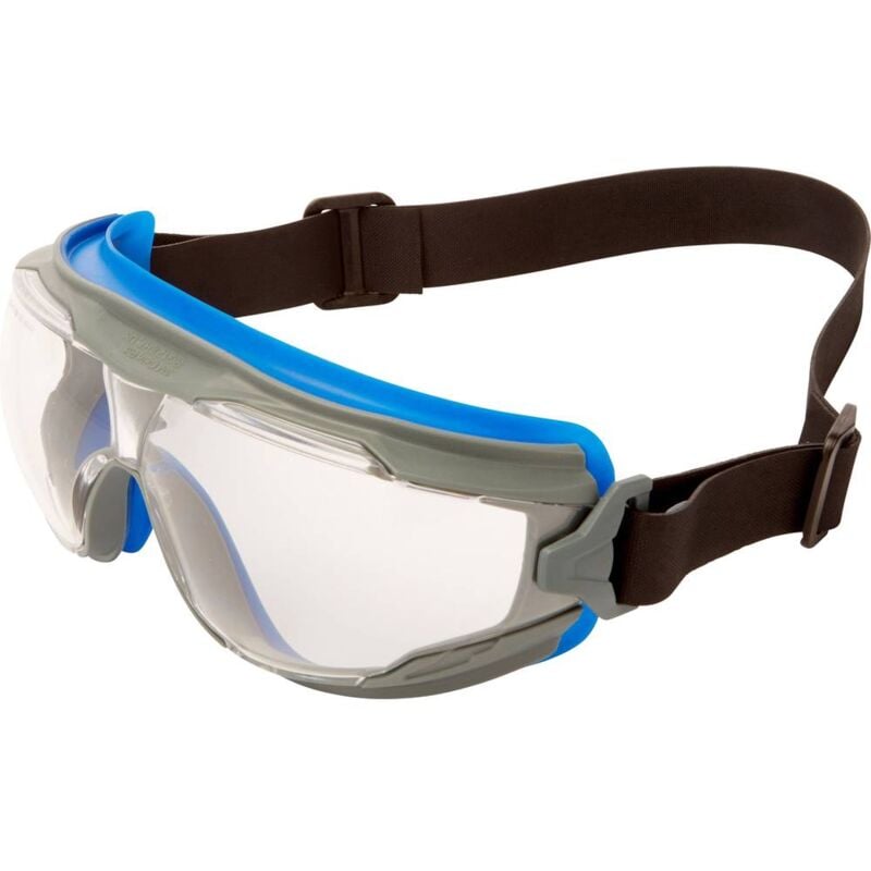 Image of Goggle Gear 500 GG501NSGAF-BLU Occhiali a mascherina antiappannante Blu, Grigio din en 166 - 3M